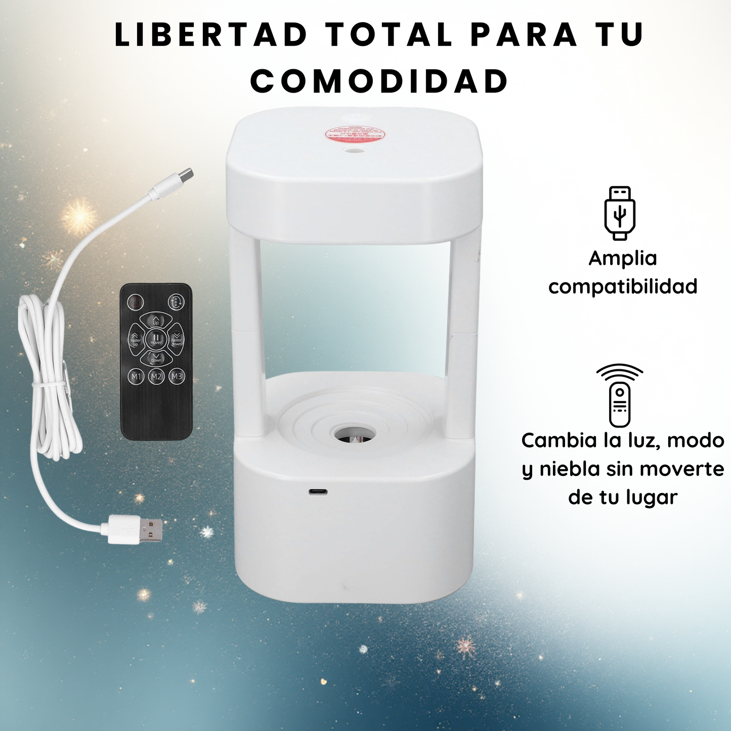 Humidificador Antigravedad