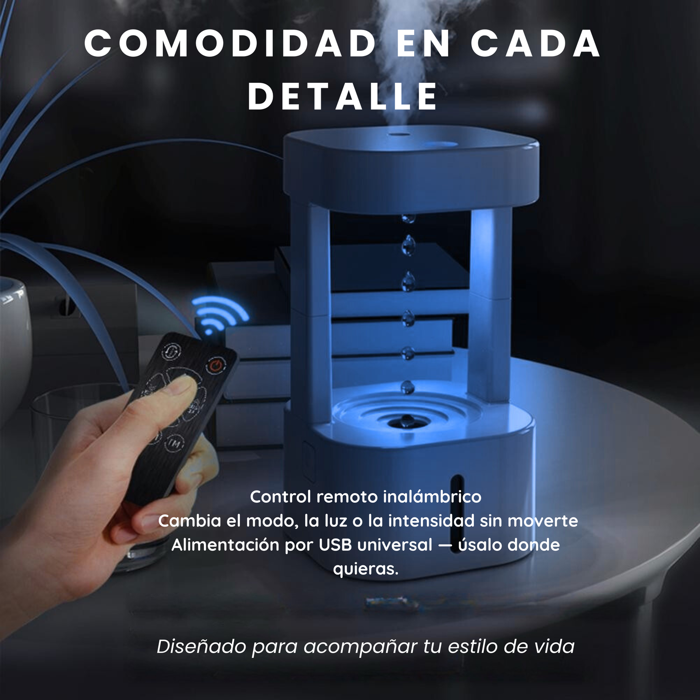 Humidificador Antigravedad